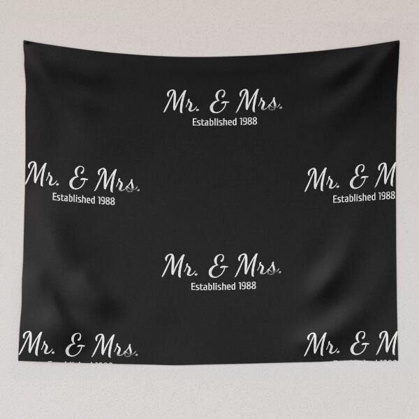 Item preview, Mr & Mrs. Established 2013, 30 Years Anniversary, Anniversary Shirt designed and sold by treasures83.