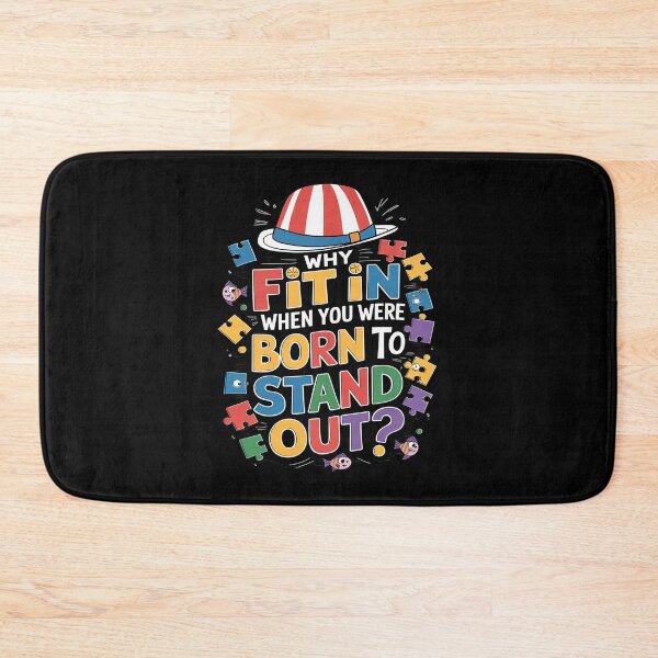Item preview, Autism Awareness Why Fit In Doctor Teacher Cat In Hat Cool5 designed and sold by joyouartArt.