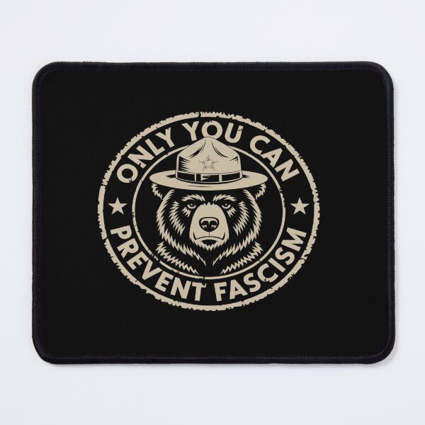 Item preview, Smokey The Resist Bear Only You Can Prevent Fascism designed and sold by angolinnArt.