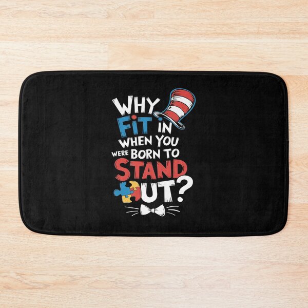 Item preview, Autism Awareness Why Fit In Doctor Teacher Cat In Hat Cool7 designed and sold by joyouartArt.