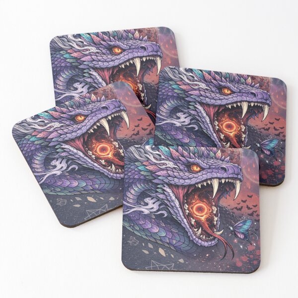 Item preview, Cosmic Dragon Head Fantasy Illustration designed and sold by satorindale.