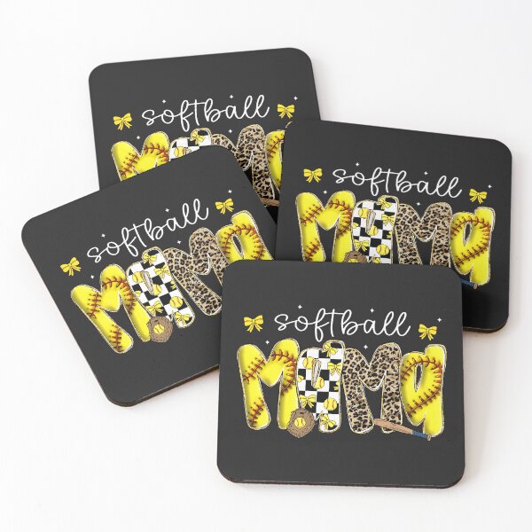 Artikelvorschau, Softball Mama Leopard Coquette Bow Mom Mutter Frauen entworfen und verkauft von FrankIsabel.