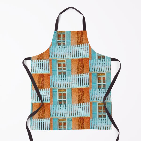 Item preview, Blue Shutters and Picket Fence on Canyon Road designed and sold by oh-bi-me.