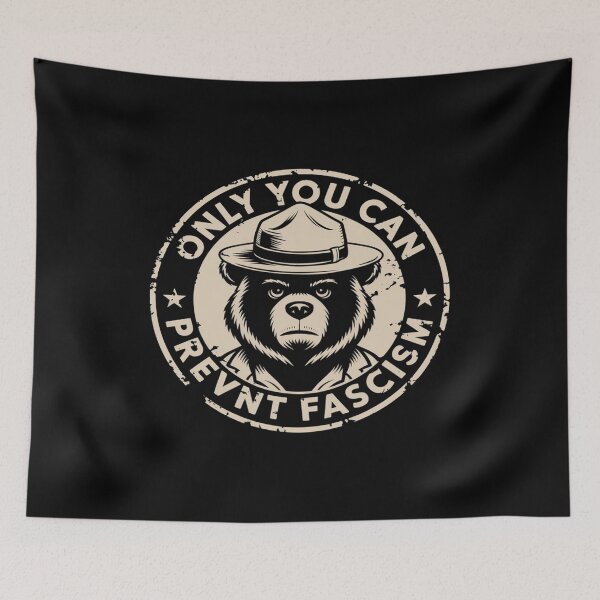 Item preview, Smokey The Resist Bear Only You Can Prevent Fascism designed and sold by angolinnArt.
