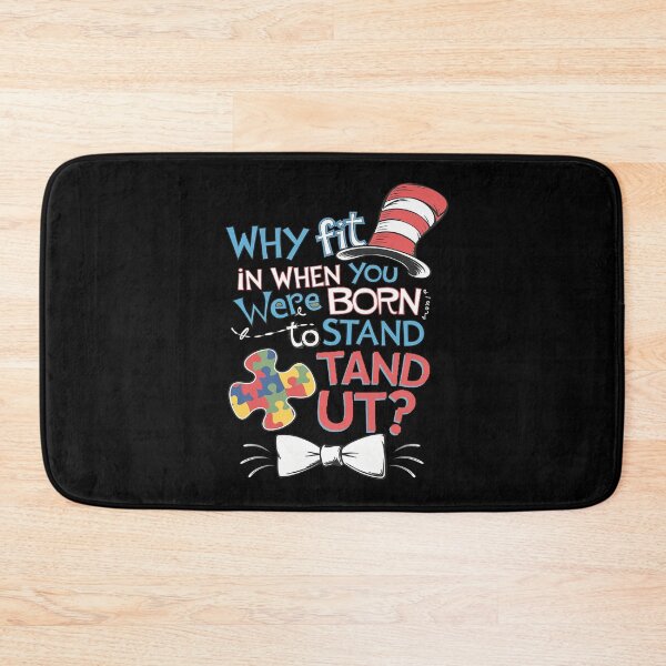 Item preview, Autism Awareness Why Fit In Doctor Teacher Cat In Hat Cool7  designed and sold by joyouartArt.