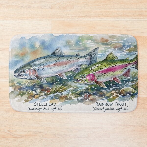 Item preview, Rainbow Trout and Steelhead Watercolor designed and sold by Fish Town.