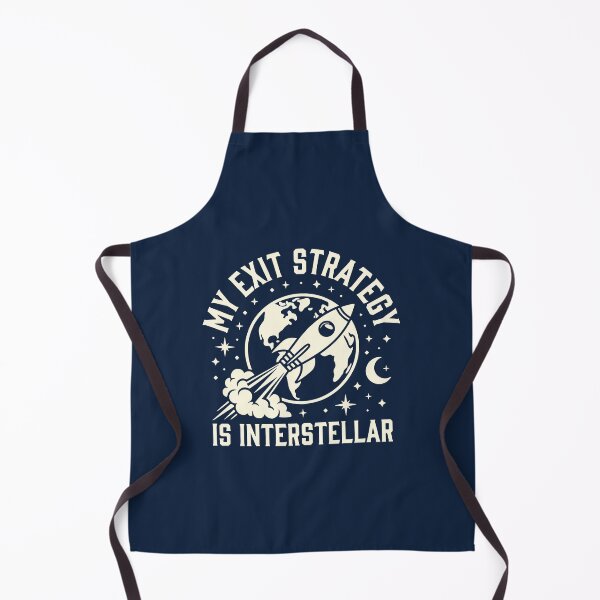 Item preview, My Exit Strategy Is Interstellar | Retro Space, Vintage Rocket Launch Graphic, Funny Cosmic Escape designed and sold by American Spirit.