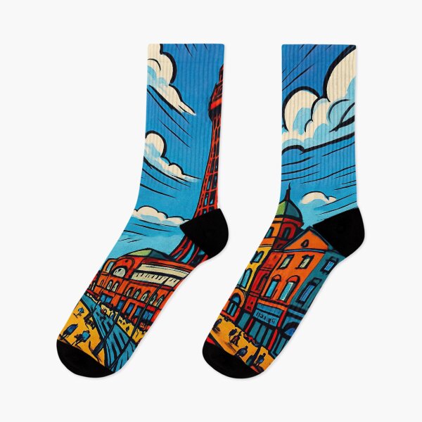 Item preview, Blackpool, city | Comics style - Cartoon designed and sold by ComicsFactory.