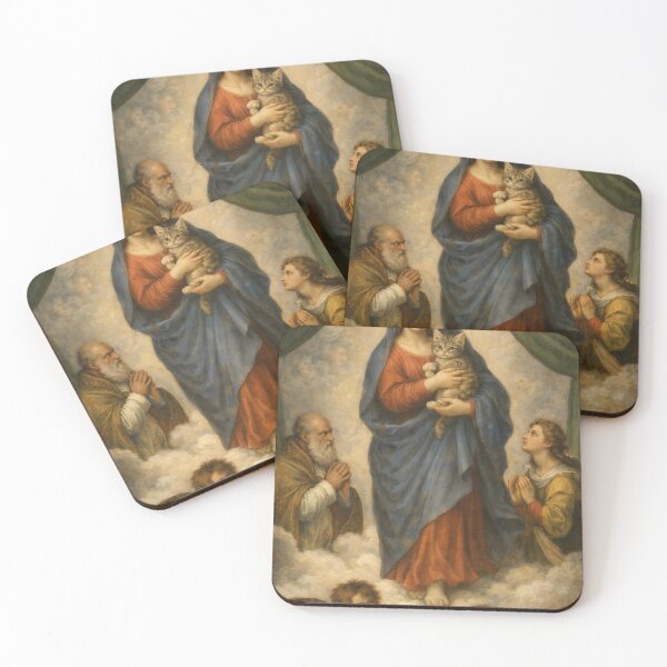 Item preview, The Feline Madonna Sistina designed and sold by Ocelot-T.