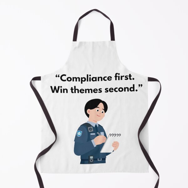 Item preview, Compliance First Win Themes Second – Bid & Proposal Manager Quote Design | Tendering, RFP, Proposal Team Gift designed and sold by winningbiz.