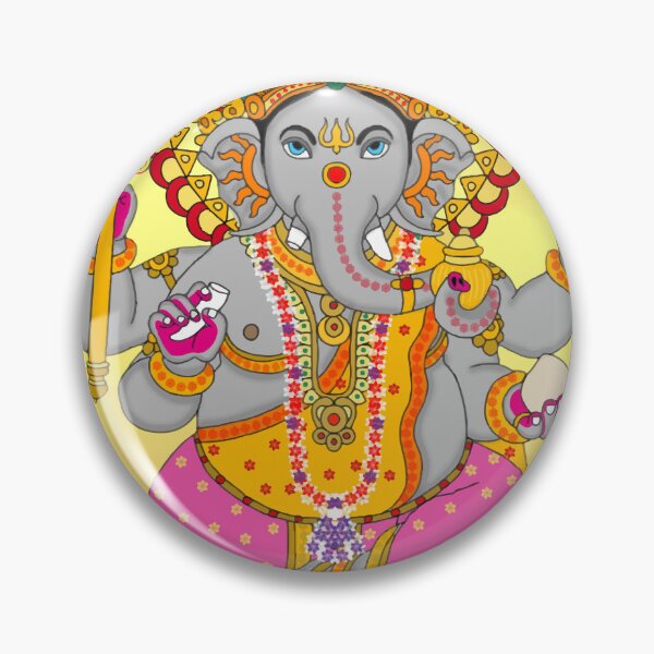Item preview, Ilustración espiritual de Ganesha: dios sagrado hindú designed and sold by Harshit_Digital_Arts.