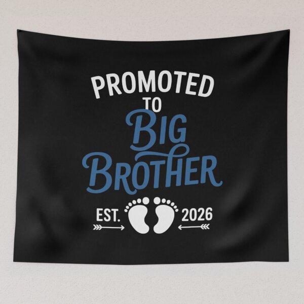 Item preview, Promoted To Big Brother Est 2026 Announcement designed and sold by CORJIDOG-ART.