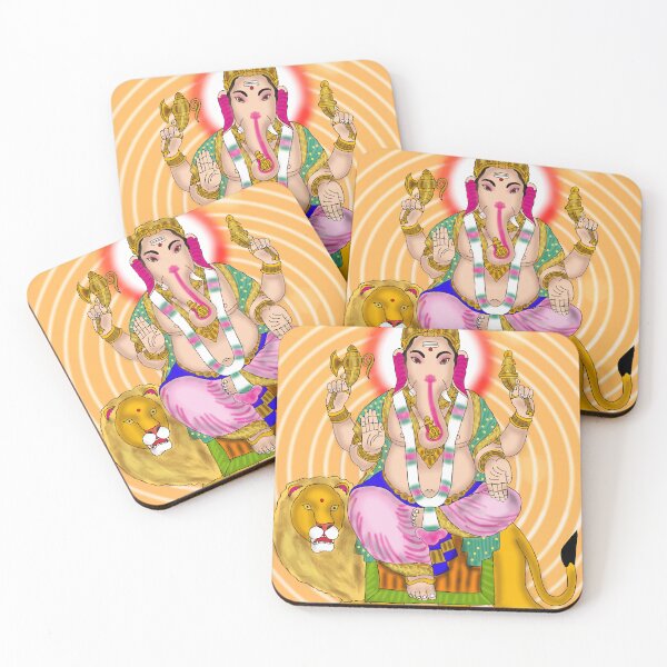 Item preview, Ganpati Bappa Artistic Design – Indian Sacred Illustration designed and sold by Harshit_Digital_Arts.