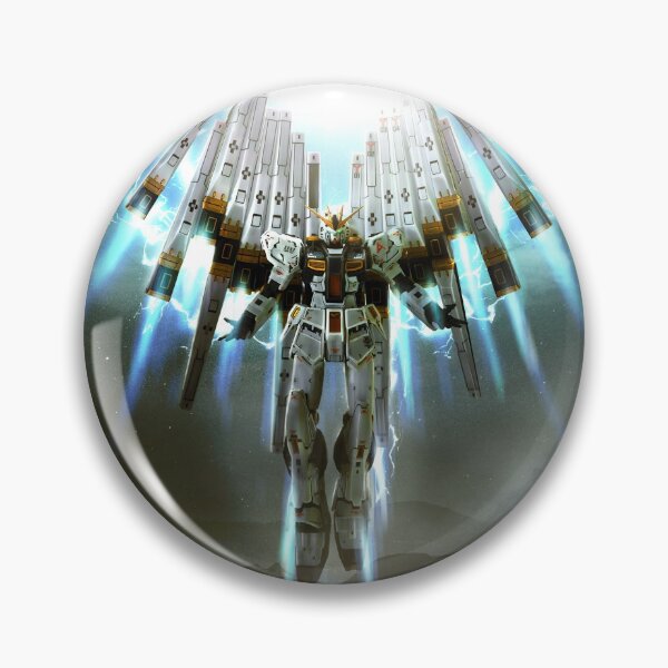 Item preview, nu gundam moon night illustration digital art designed and sold by sabartgunpla.