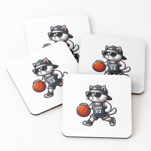 Item preview, Cool Cat Basketball Street designed and sold by morisumoris.
