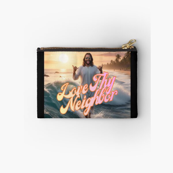 Item preview, LOVE THY NEIGHBOR DUDE ~ Hang Loose Jesus designed and sold by TheLastGarden.