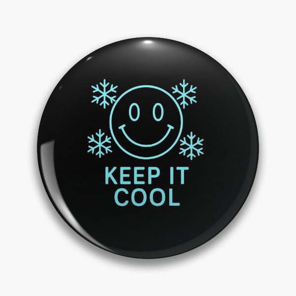 Artikelvorschau, Cool bleiben – Smiley-Gesicht, Winterschneeflocke, minimalistisches ästhetisches Design entworfen und verkauft von Adappai.