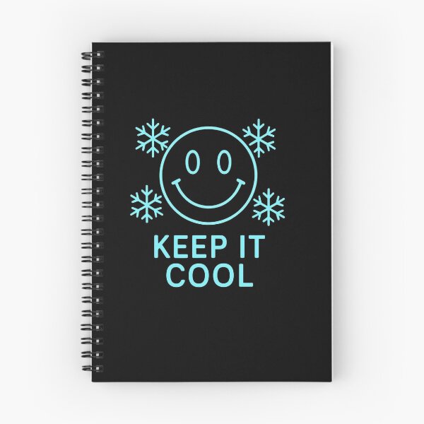 Item preview, Keep It Cool Smiley Face Winter Snowflake Minimal Aesthetic Design designed and sold by Adappai.
