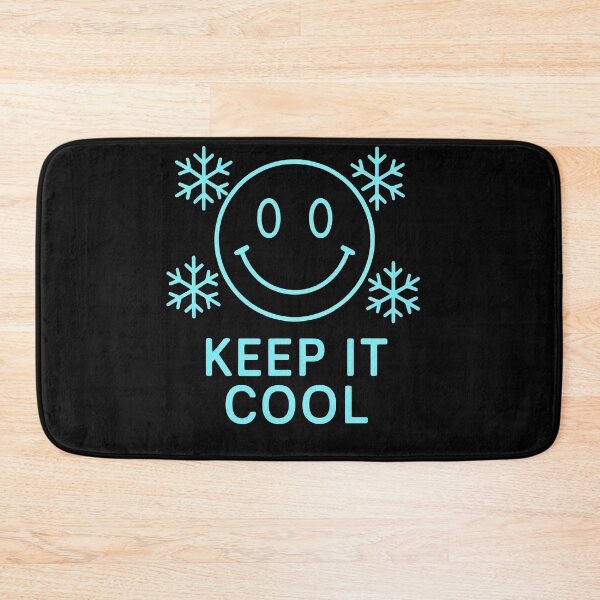 Item preview, Keep It Cool Smiley Face Winter Snowflake Minimal Aesthetic Design designed and sold by Adappai.