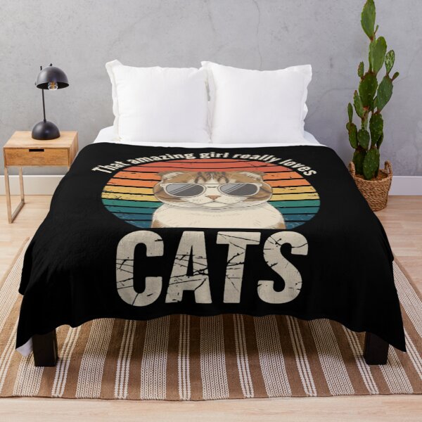 Item preview, That Amazing Girl Really Loves Cats Animal Lover designed and sold by CORJIDOG-ART.