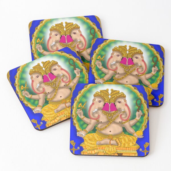 Item preview, Minimal Lord Ganesha Design – Modern Hindu Spiritual Art designed and sold by Harshit_Digital_Arts.