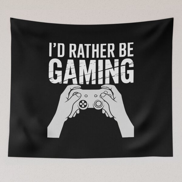 Item preview, Id Rather Be Gaming Gamer Controller designed and sold by CORJIDOG-ART.