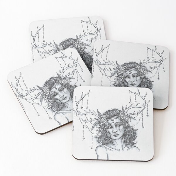 Item preview, Moonlit Antler – Celestial Forest Muse designed and sold by Hellsveiah.