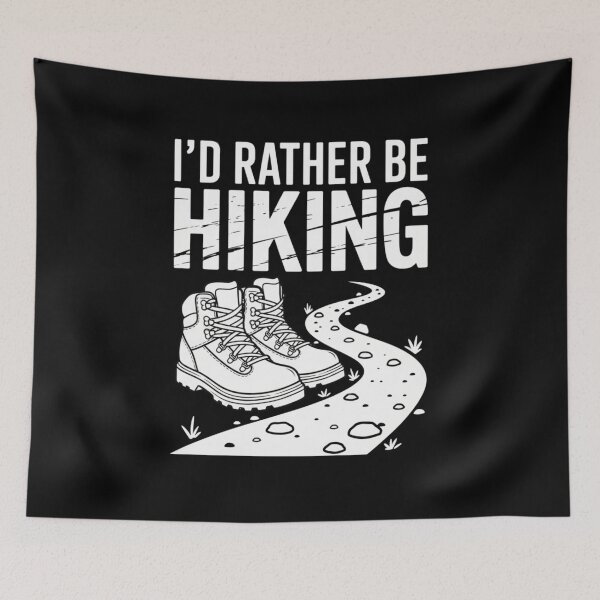 Item preview, I'd Rather Be Hiking Outdoors Adventure designed and sold by CORJIDOG-ART.