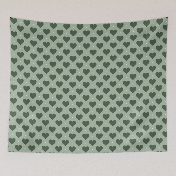 Item preview, Embellished Forest Green and Sage Hearts designed and sold by KatelynDesigns-.