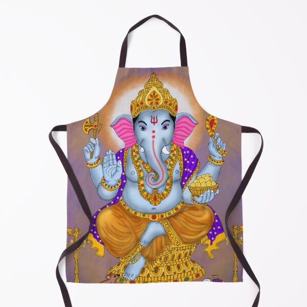 Item preview, Sacred Ganesha Illustration – Divine Hindu Culture Artwork designed and sold by Harshit_Digital_Arts.