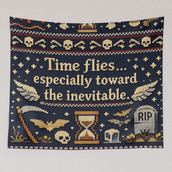 Item preview, Time flies especially toward the inevitable saying designed and sold by Mauswohn.