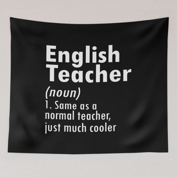 Item preview, English Teacher Noun Same As A Normal Teacher Just Much Cooler designed and sold by CORJIDOG-ART.