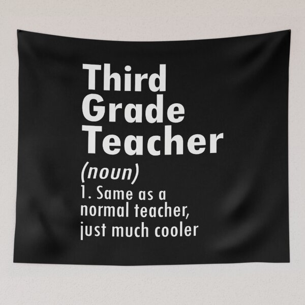 Item preview, Third Grade Teacher Noun Definition Funny Teaching Gift designed and sold by CORJIDOG-ART.