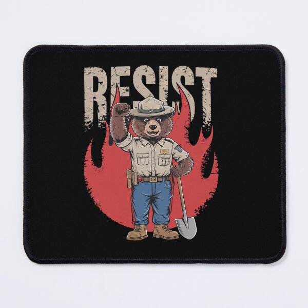 Item preview, Smokey The Resist Bear Women designed and sold by angolinnArt.