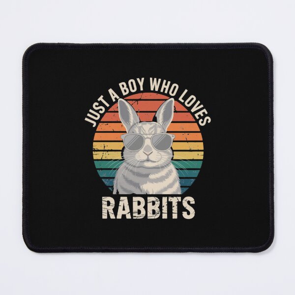 Item preview, Just A Boy Who Loves Rabbits Pet Lover designed and sold by CORJIDOG-ART.