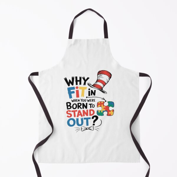 Item preview, Autism Awareness Why Fit In Doctor Teacher Cat In Hat Cool7 designed and sold by joyouartArt.
