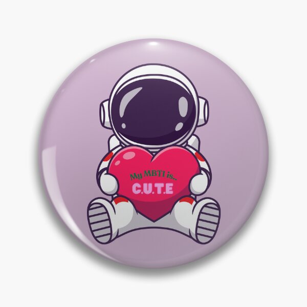 Item preview, My MBTI is C.U.T.E designed and sold by KapowStickers.