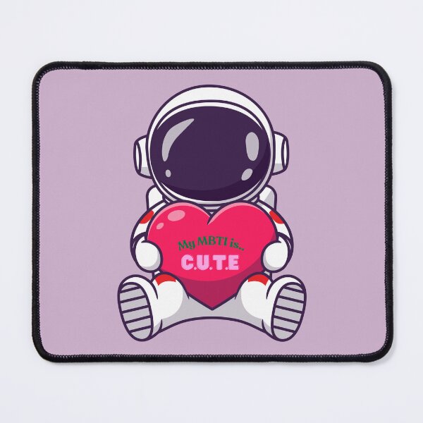 Item preview, My MBTI is C.U.T.E designed and sold by KapowStickers.