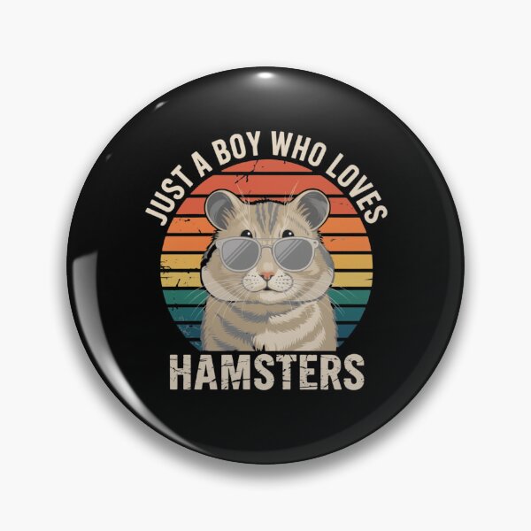 Item preview, Just A Boy Who Loves Hamsters Pet Owner Gift designed and sold by CORJIDOG-ART.