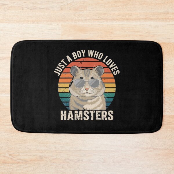 Item preview, Just A Boy Who Loves Hamsters Pet Owner Gift designed and sold by CORJIDOG-ART.