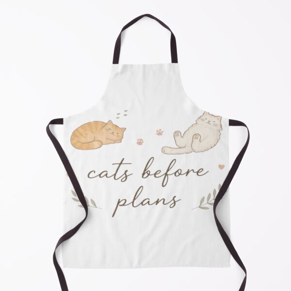 Item preview, Cats Before Plans – Minimal Aesthetic Cat Lover Quote Design designed and sold by Sanika arts .