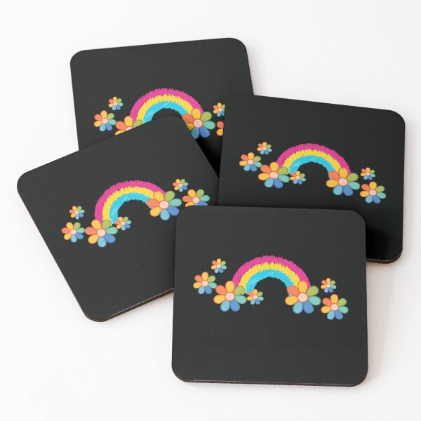 Item preview, Cute Rainbow with Floral Clouds - Minimalist Pride Line Art designed and sold by VibeArtShop.