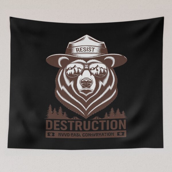 Item preview, Bear Resist Destruction designed and sold by joyouartArt.