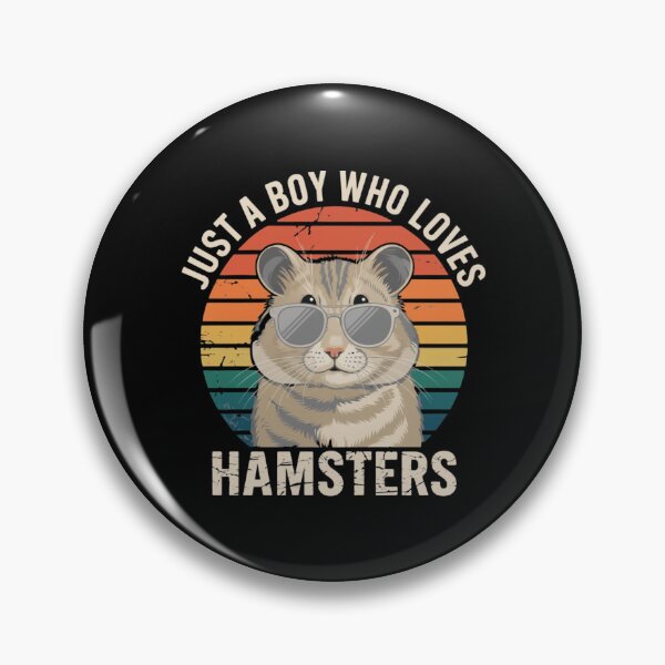 Item preview, Just A Boy Who Loves Hamsters Pet Owner Gift designed and sold by CORJIDOG-ART.