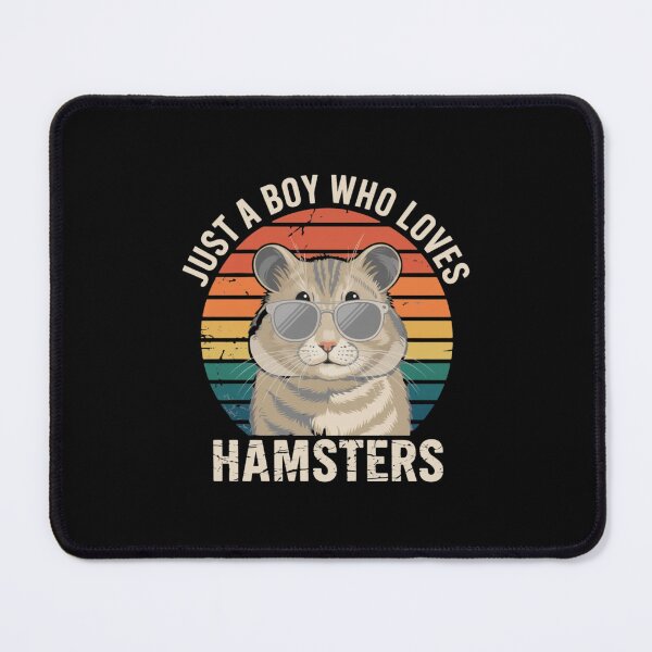 Item preview, Just A Boy Who Loves Hamsters Pet Owner Gift designed and sold by CORJIDOG-ART.