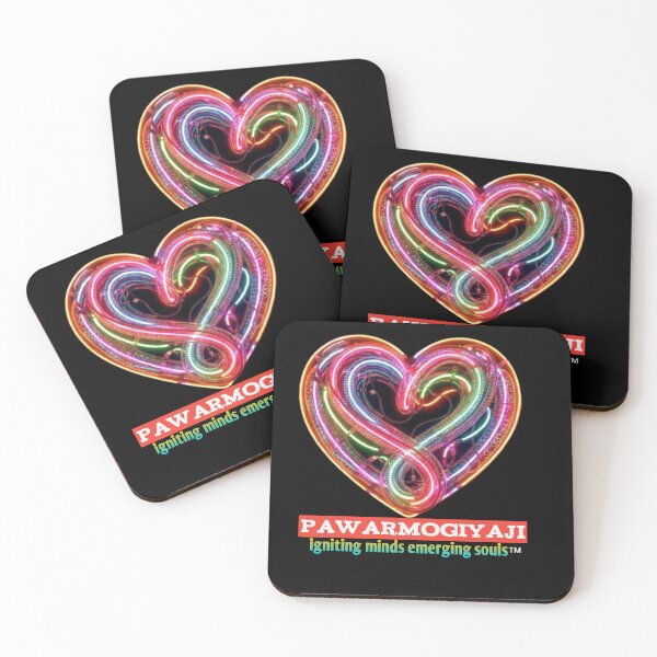 Item preview, Abstract Neon Heart Glow Art with pawarmogiyaji Branding designed and sold by Pawar1999.