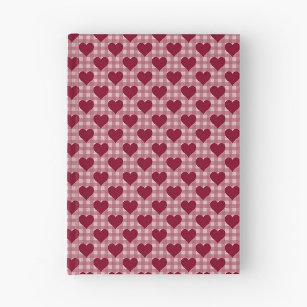 Item preview, Pink Gingham with Red Hearts designed and sold by KatelynDesigns-.