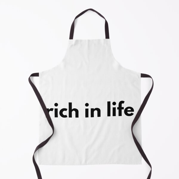 Item preview, Rich In Life Positive Minimalist Quote designed and sold by BoldTypeGoods.