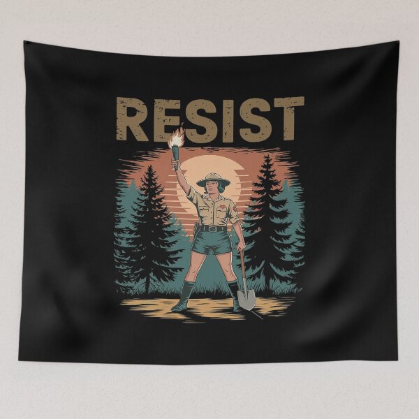 Item preview, Smokey The Resist Bear Women’s 1 designed and sold by angolinnArt.
