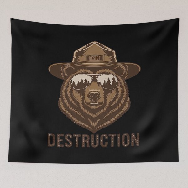 Item preview, Bear Resist Destruction designed and sold by joyouartArt.